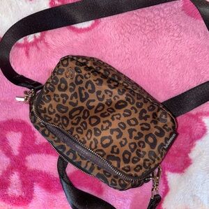 lululemon athletica Leopard Print Crossbody Bag